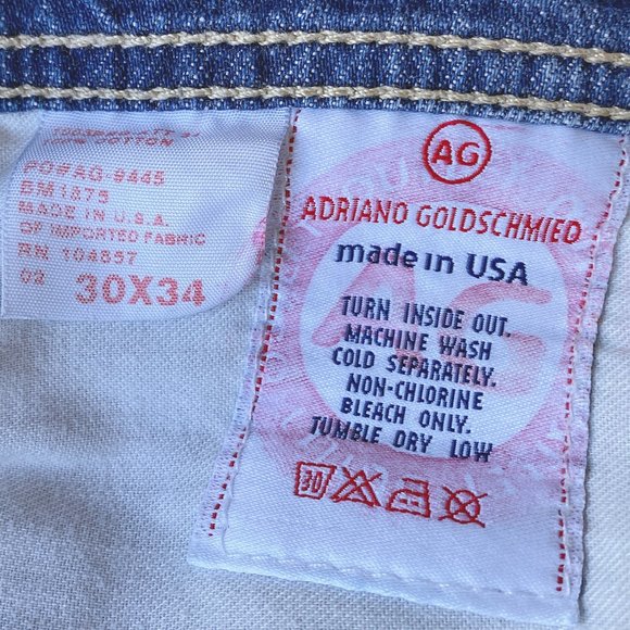 Ag Adriano Goldschmied Men's Jeans 30 x 32 - Picture 3 of 4